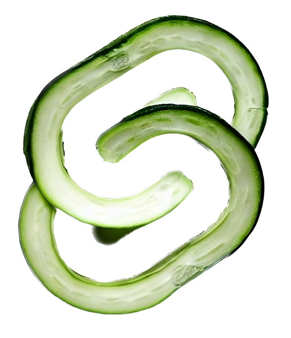 cucumber shaped as svelte logo